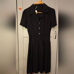 Grace Karin Classic Black Midi Dress